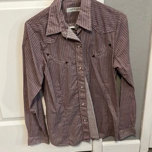 Women roper button down